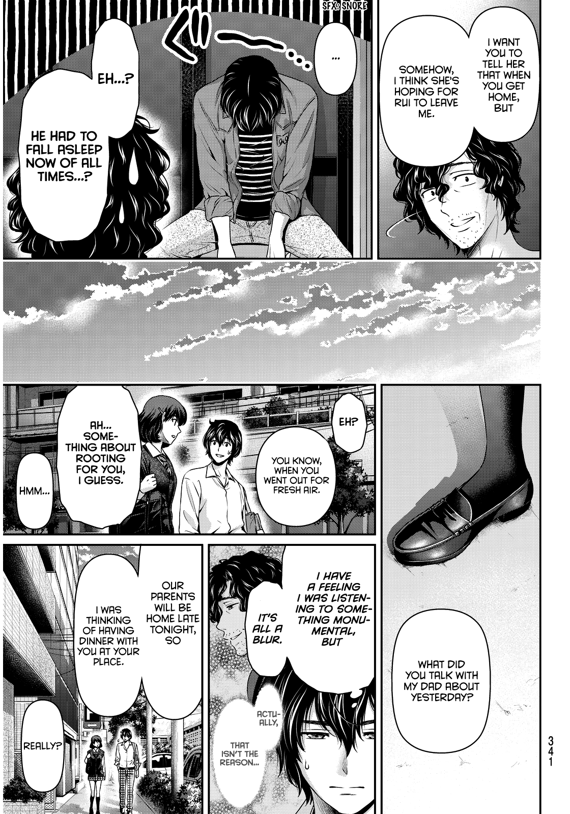 Domestic na Kanojo Chapter 87 page 17 - Chapter 87: The greatest happiness