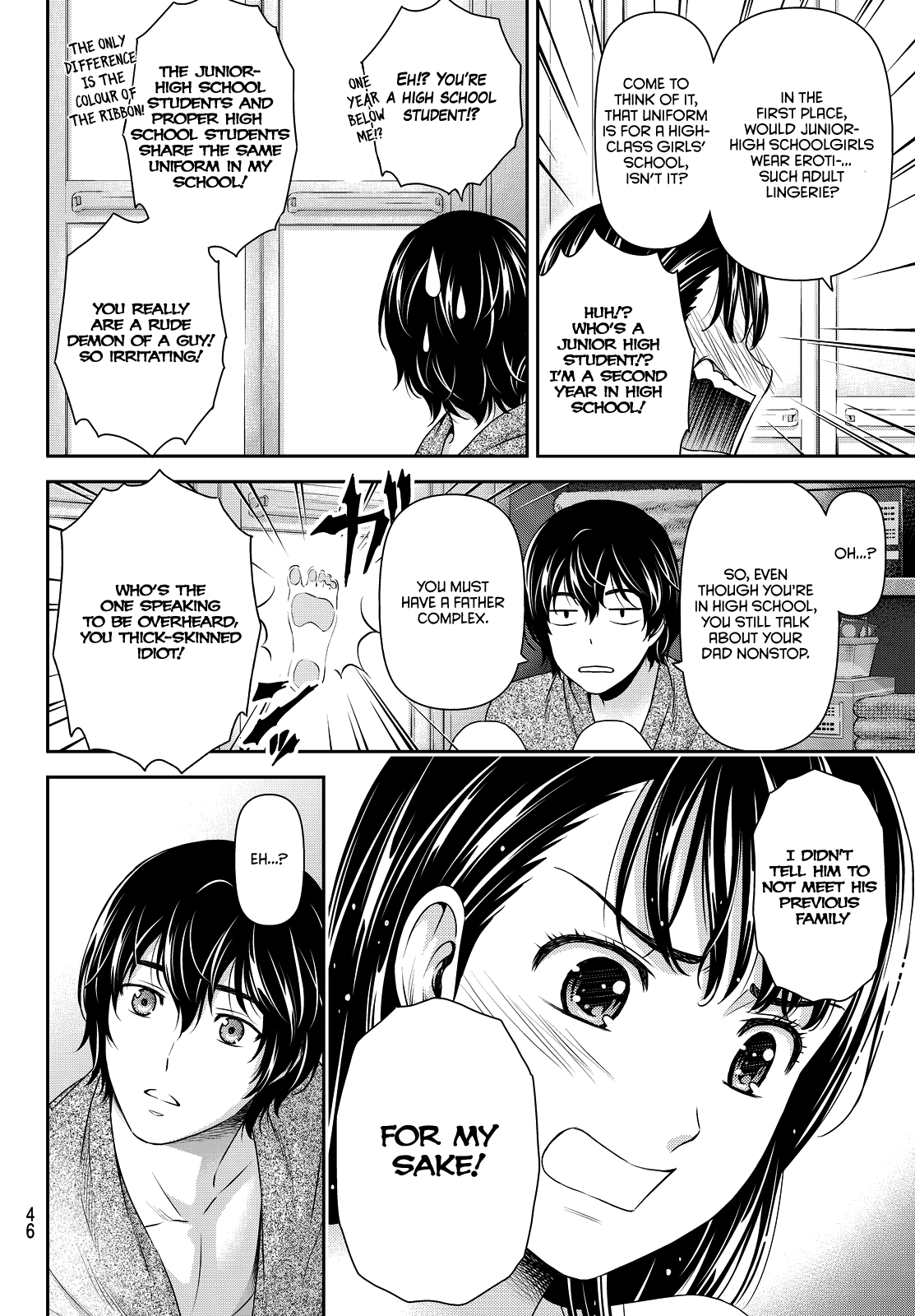 Domestic na Kanojo Chapter 88 page 12 - Chapter 88: Assassin, Impending Doom!?