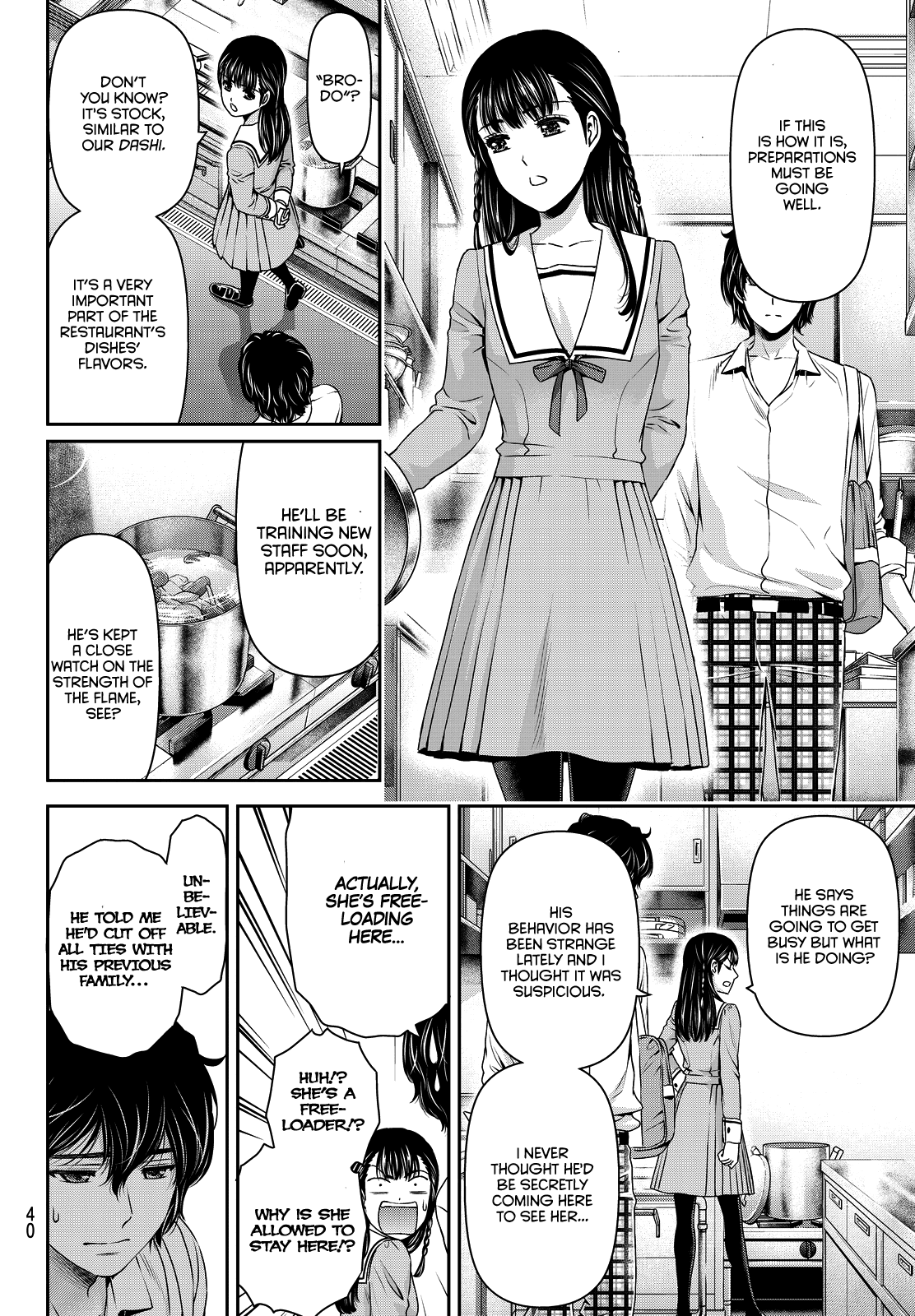 Domestic na Kanojo Chapter 88 page 6 - Chapter 88: Assassin, Impending Doom!?