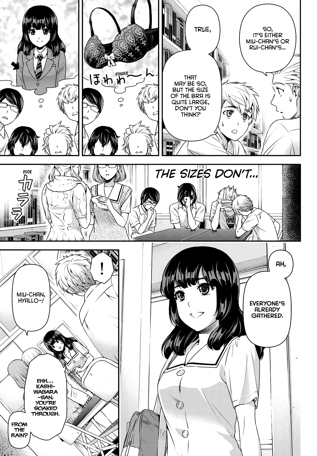 Domestic na Kanojo Chapter 91 page 12 - Chapter 91: Bra Bra Panic