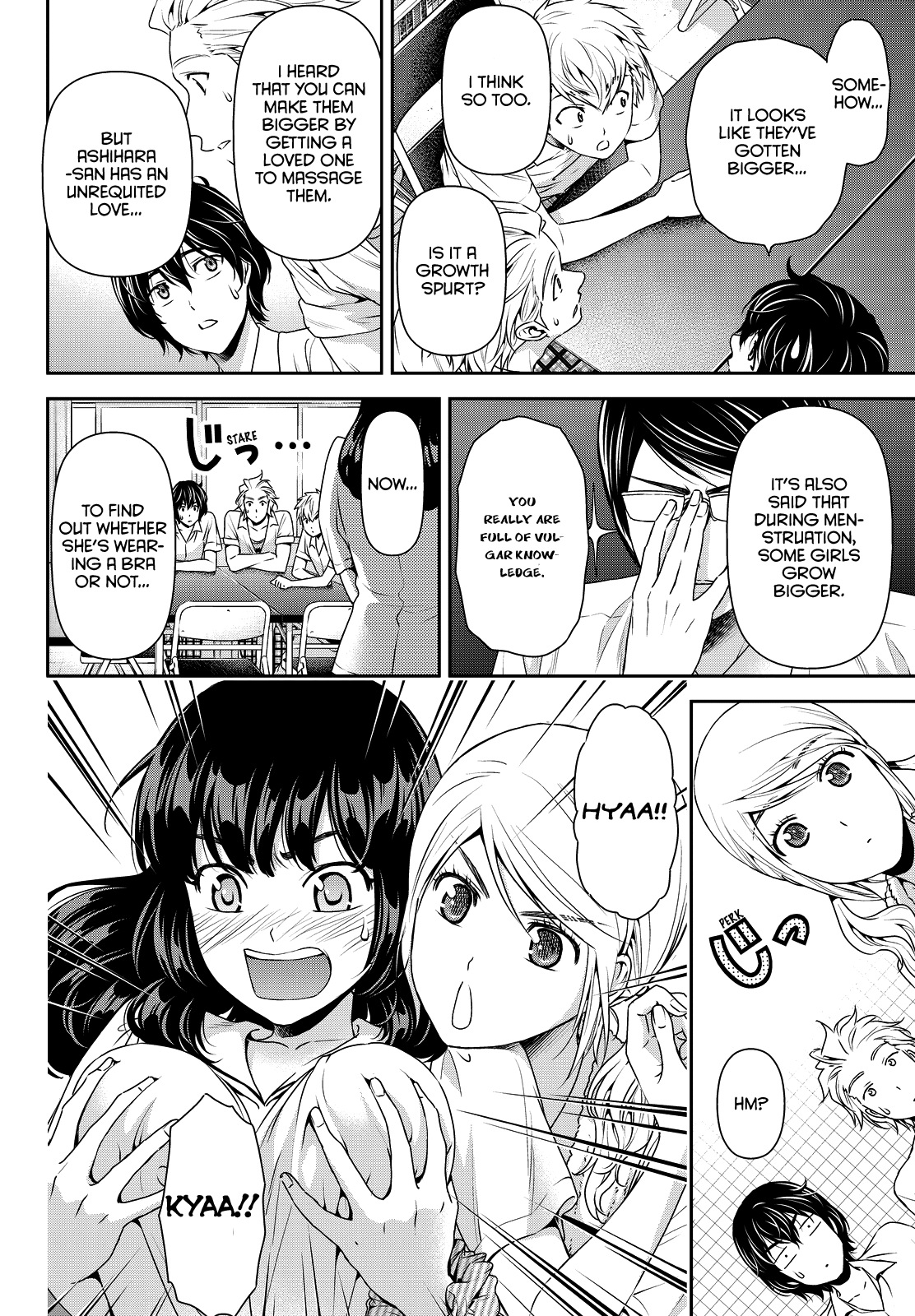 Domestic na Kanojo Chapter 91 page 13 - Chapter 91: Bra Bra Panic