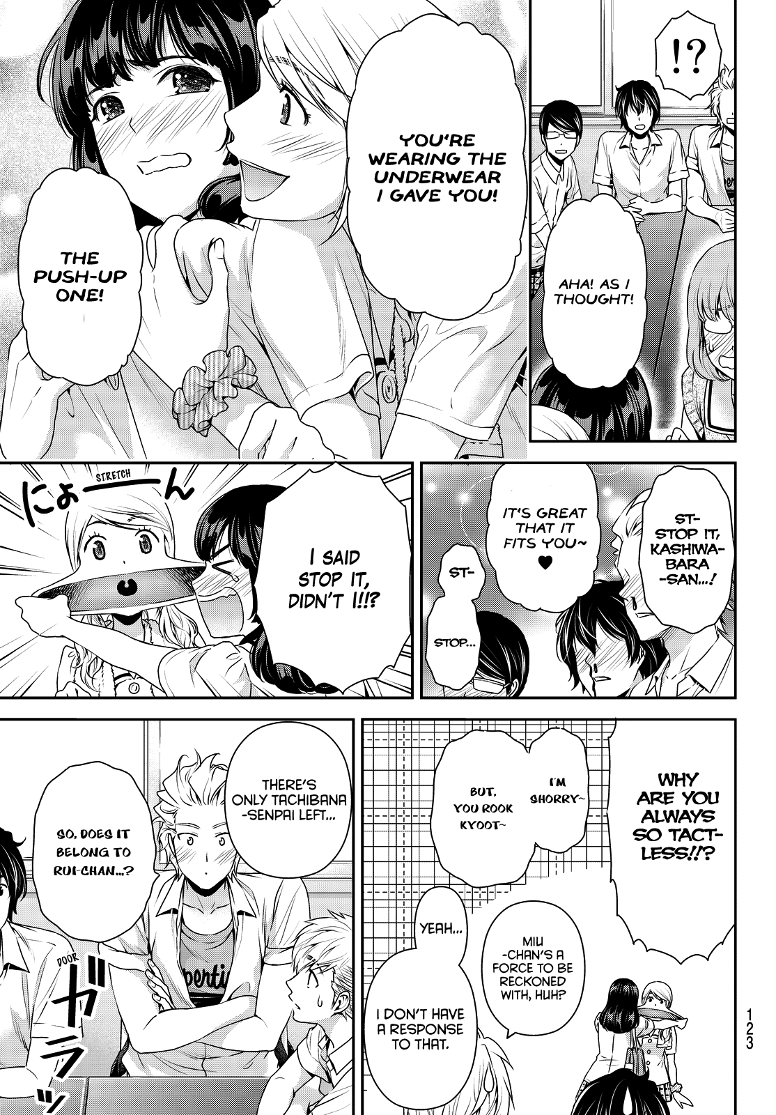 Domestic na Kanojo Chapter 91 page 14 - Chapter 91: Bra Bra Panic