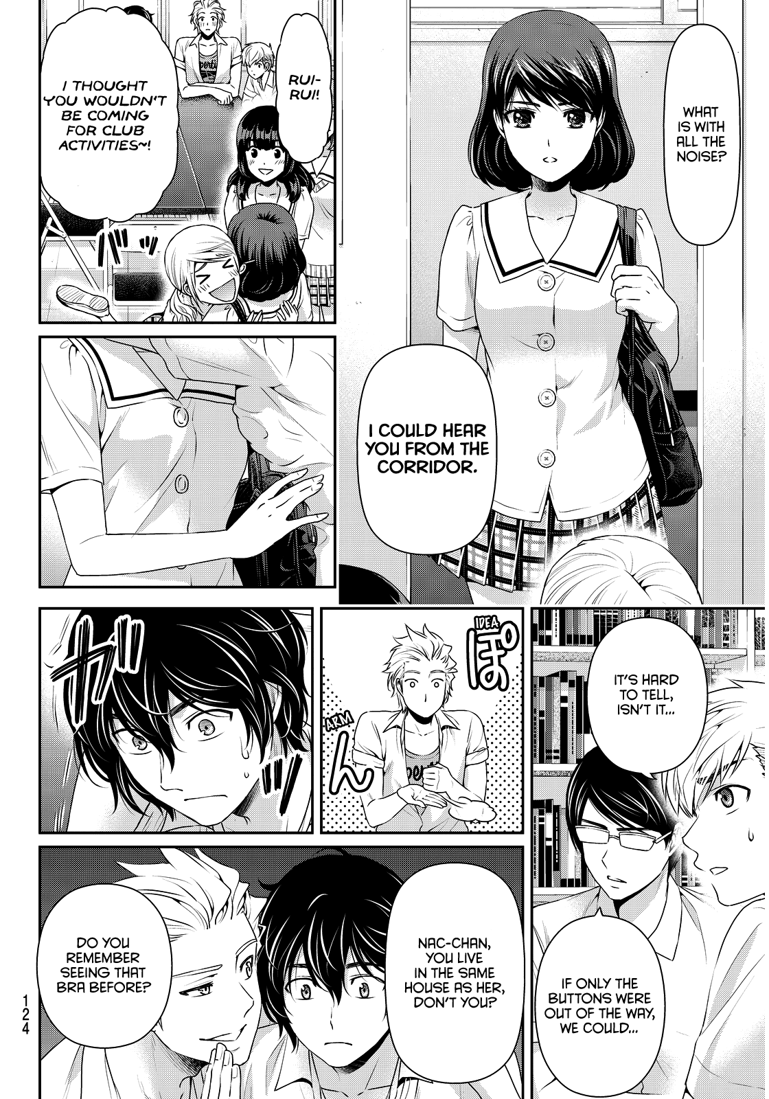 Domestic na Kanojo Chapter 91 page 15 - Chapter 91: Bra Bra Panic