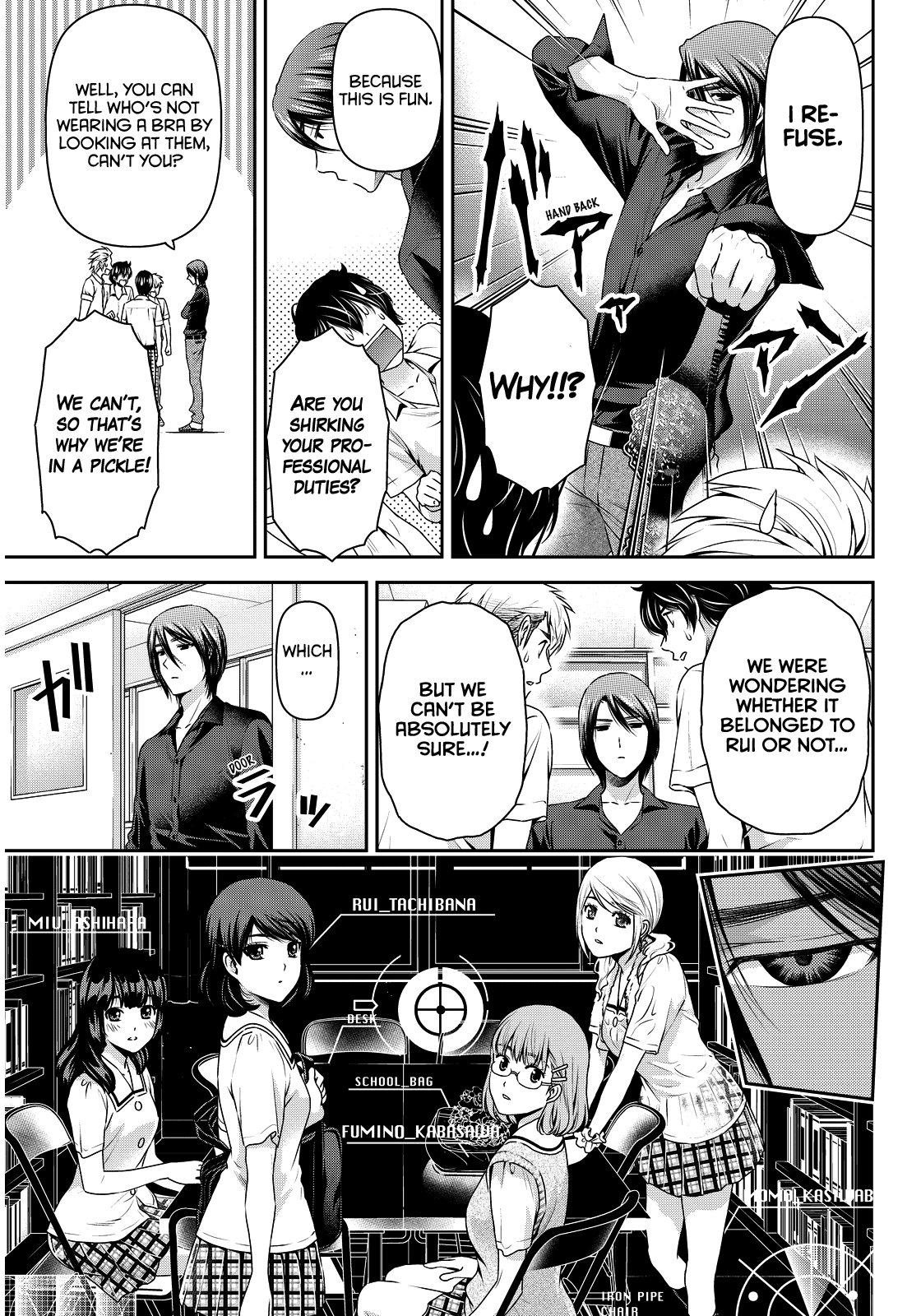 Domestic na Kanojo Chapter 91 page 18 - Chapter 91: Bra Bra Panic