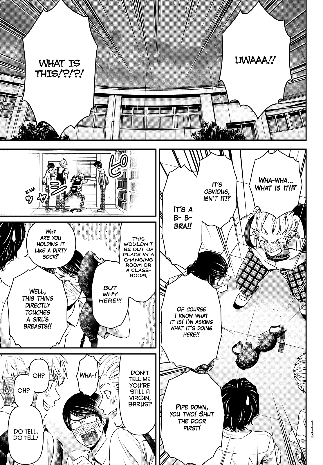Domestic na Kanojo Chapter 91 page 4 - Chapter 91: Bra Bra Panic