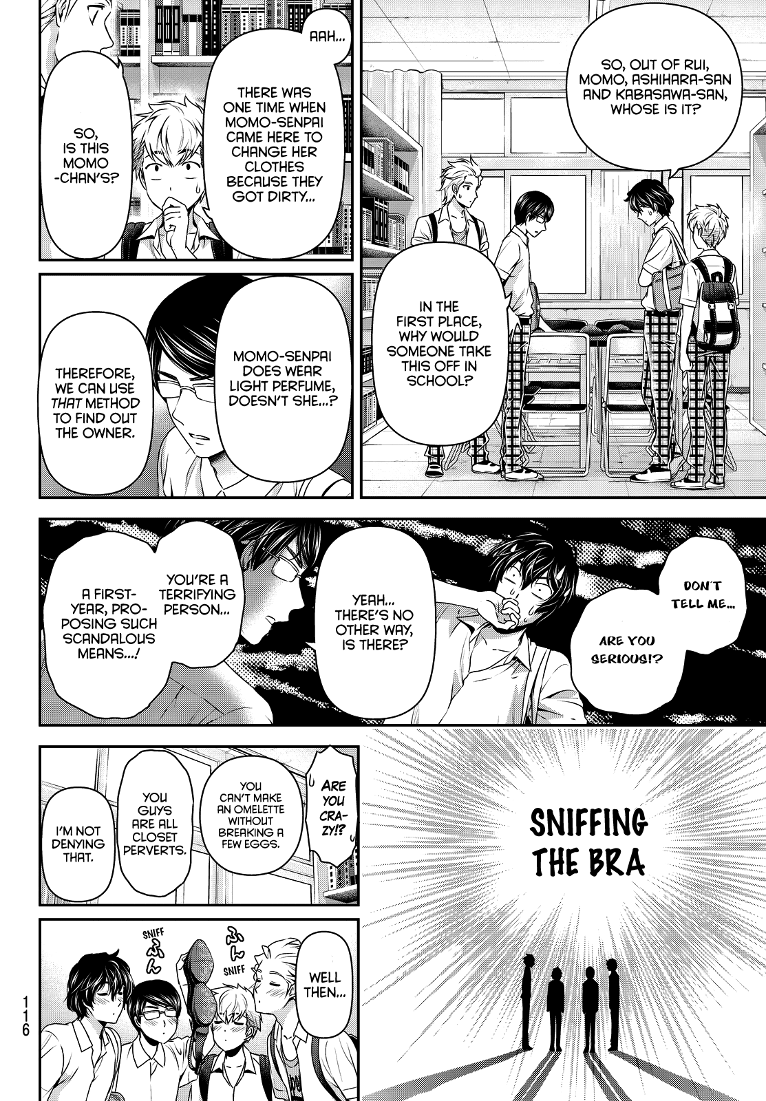 Domestic na Kanojo Chapter 91 page 7 - Chapter 91: Bra Bra Panic