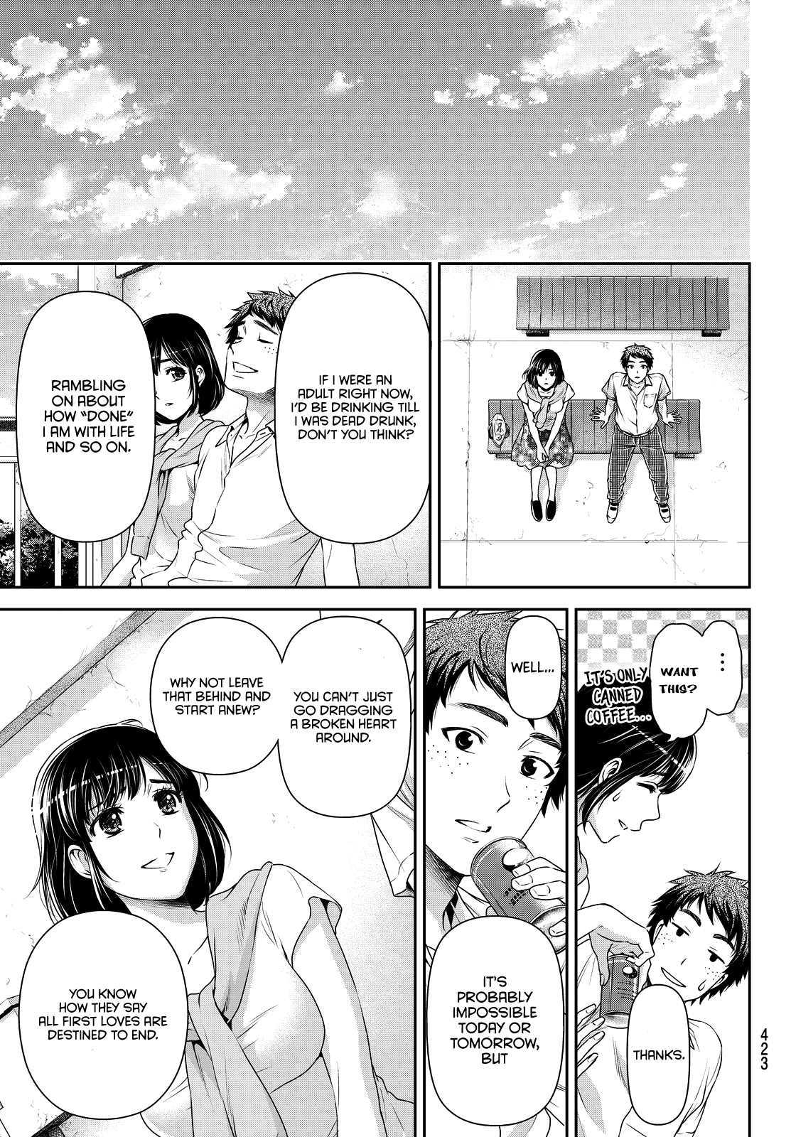 Domestic na Kanojo Chapter 92 page 13 - Chapter 92: Far Apart