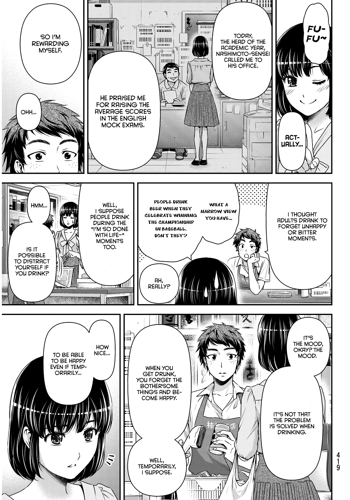 Domestic na Kanojo Chapter 92 page 9 - Chapter 92: Far Apart