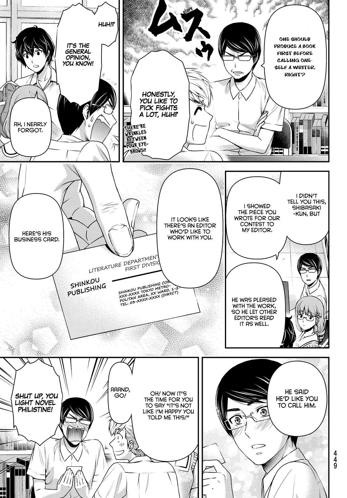 Domestic na Kanojo Chapter 93 page 5 - Chapter 93: Destiny's Practical Joke