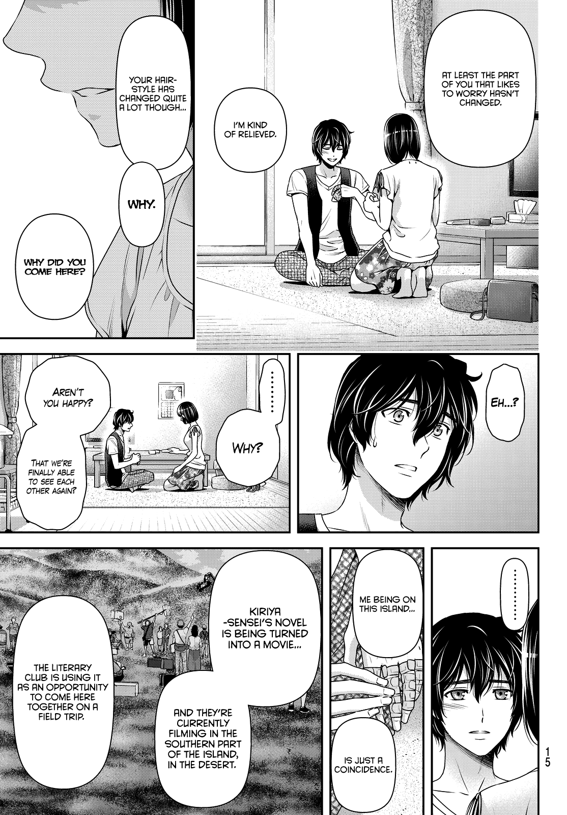 Domestic na Kanojo Chapter 95 page 10 - Chapter 95: A Lie