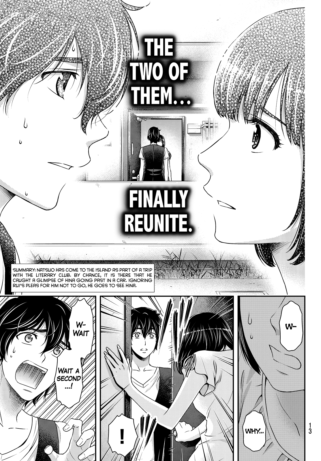 Domestic na Kanojo Chapter 95 page 8 - Chapter 95: A Lie