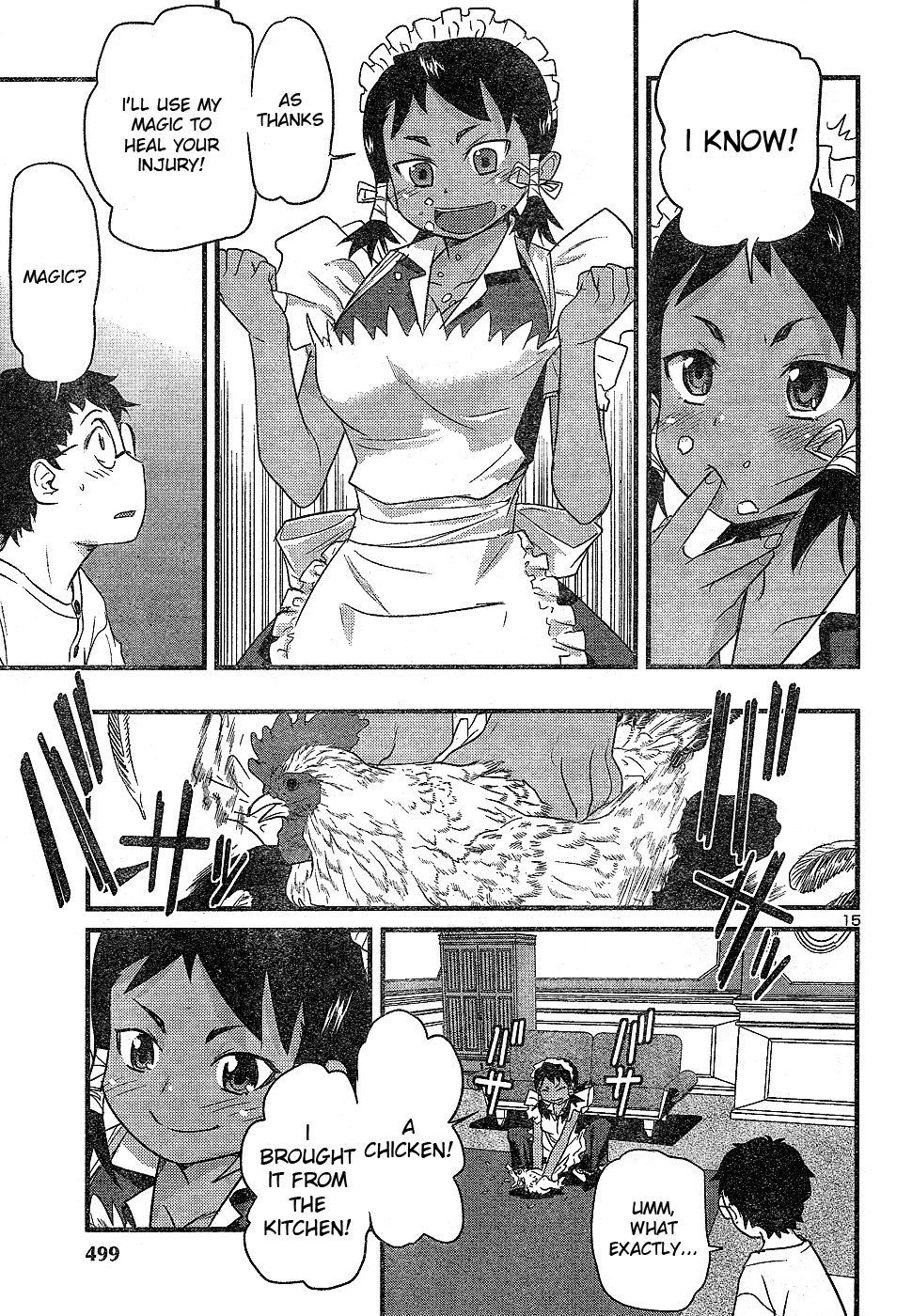 Domina no Do! Chapter 20 page 15 - Chapter 20: Talking with the Dead! And a Brown Shaman Girl