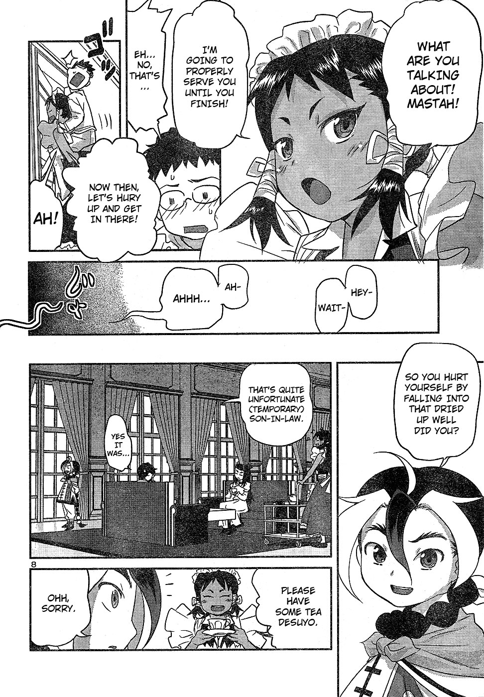 Domina no Do! Chapter 20 page 8 - Chapter 20: Talking with the Dead! And a Brown Shaman Girl
