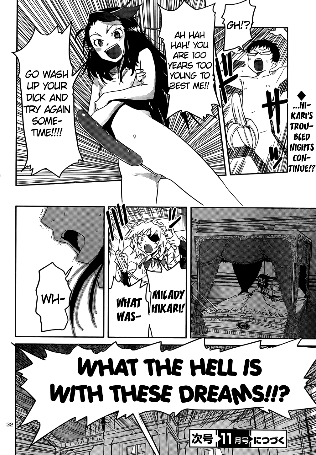 Domina no Do! Chapter 35 page 32 - Chapter 35: She Tried Her Own On, Balls and All