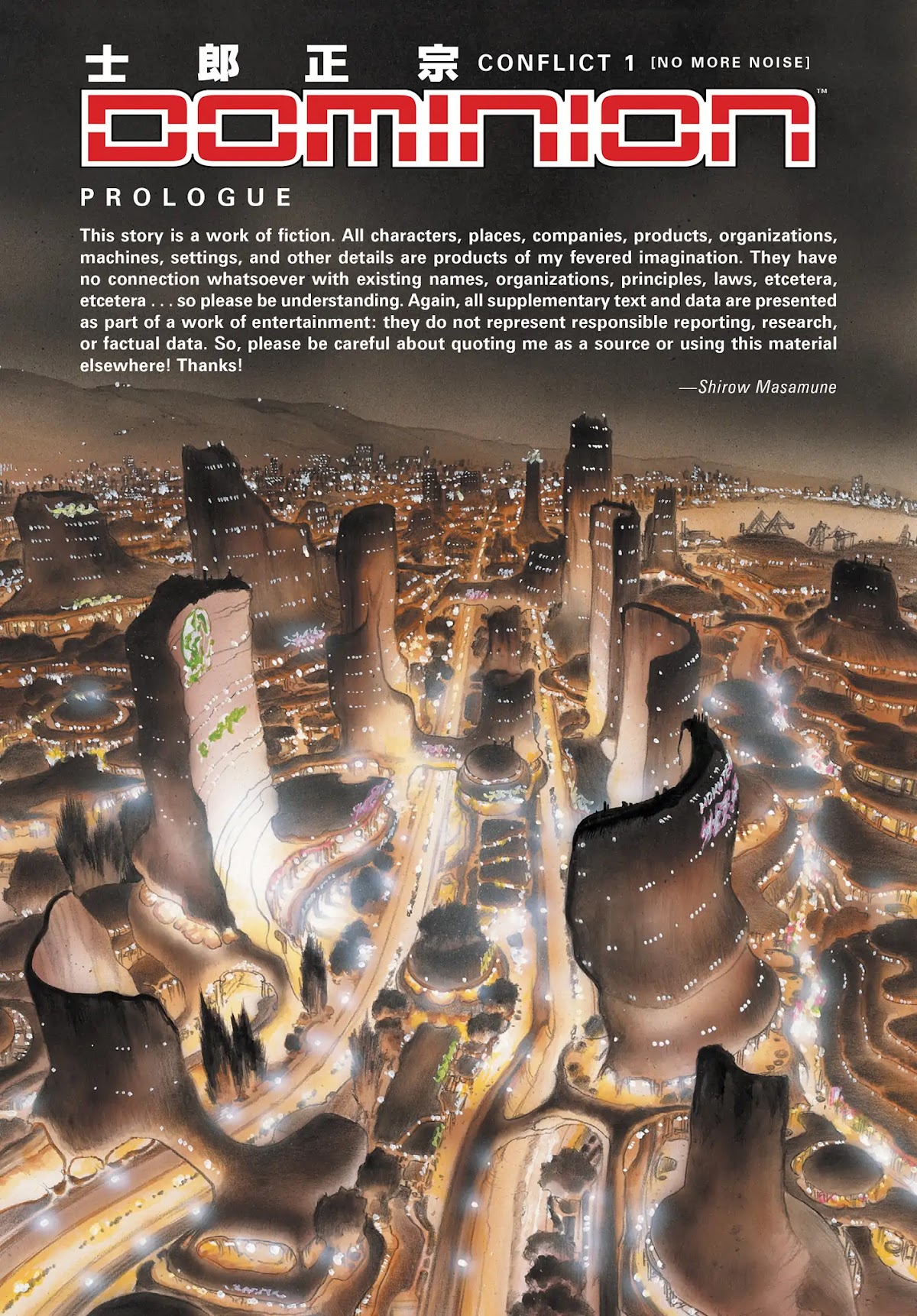 Dominion: Conflict 1 - No More Noise Chapter 0 page 6 - Chapter 0: PROLOGUE