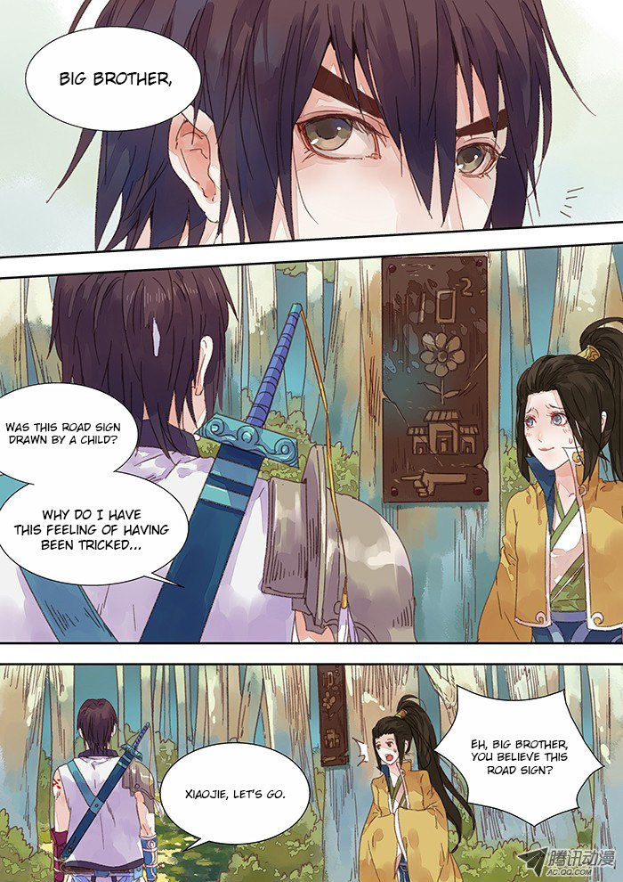 Dongguo Xiaojie Chapter 3.1 page 8 - Chapter 3.1 : Drawing tiger, drawing skin, difficulty drawing bone. Knowing man, k...