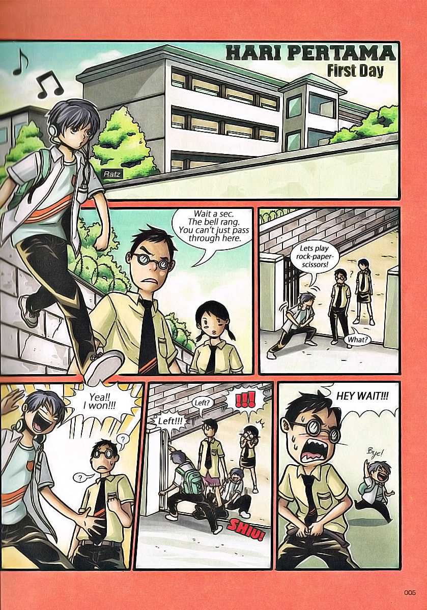 Donkey High School Chapter 1.2 page 5 - Chapter 1 v2 : First Day