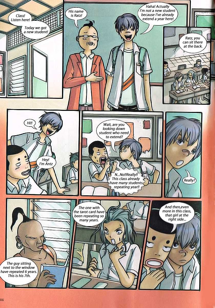 Donkey High School Chapter 1.2 page 6 - Chapter 1 v2 : First Day