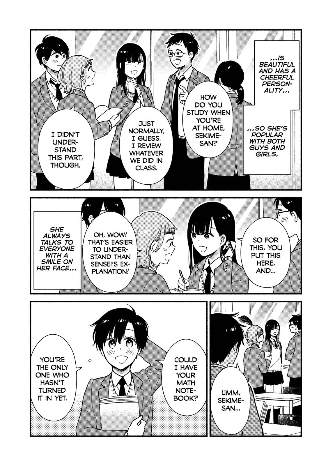 Don't Blush, Sekime-san! Chapter 1 page 5 - Chapter 1