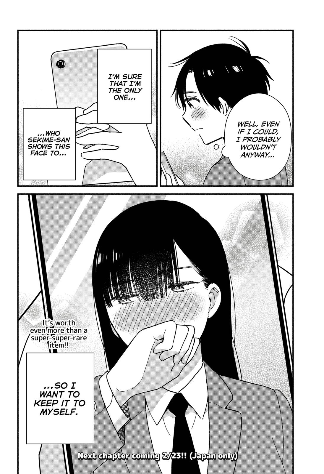 Don't Blush, Sekime-san! Chapter 10 page 10 - Chapter 10