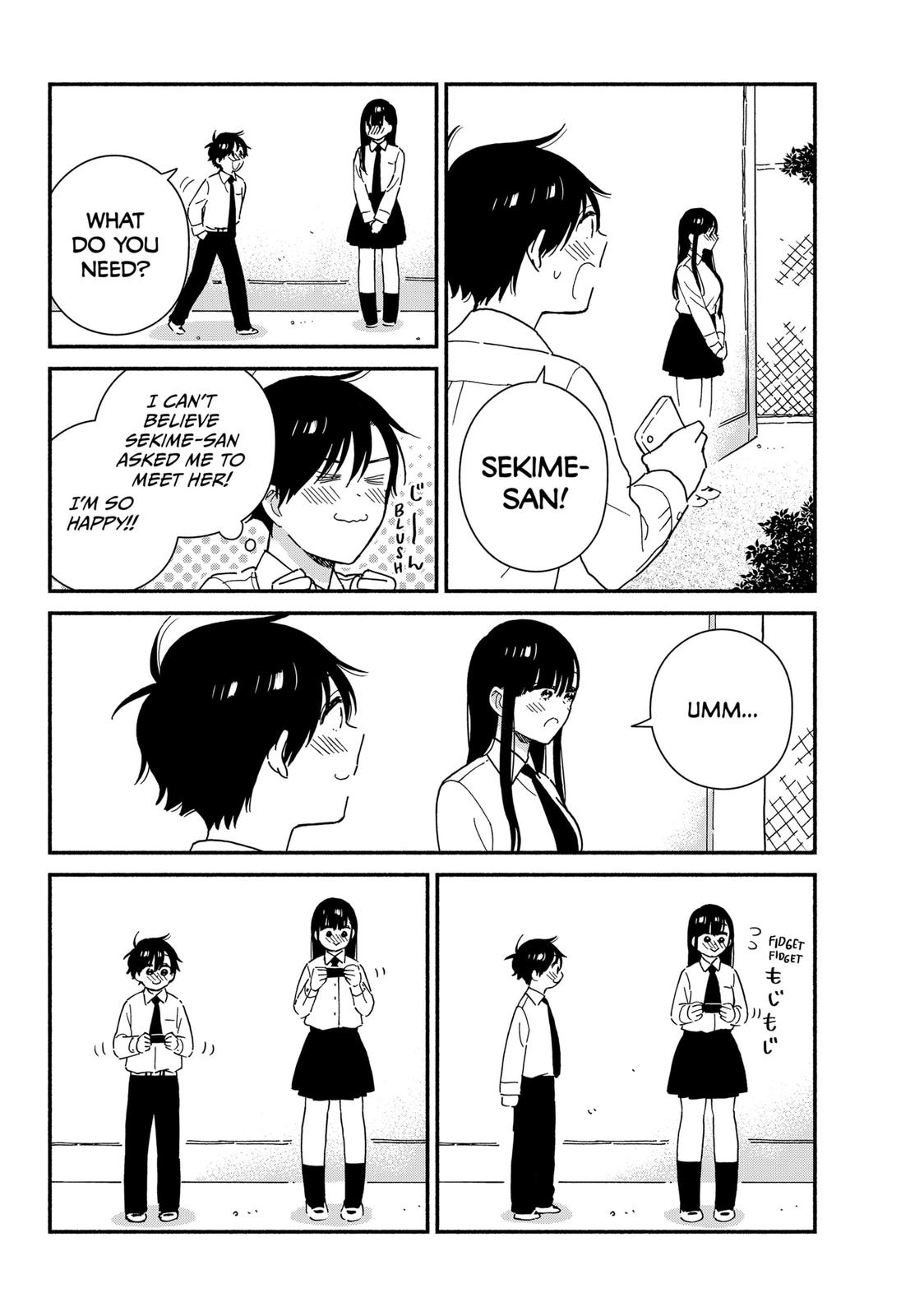 Don't Blush, Sekime-san! Chapter 14 page 4 - Chapter 14