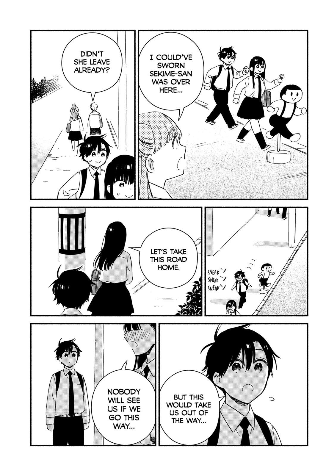 Don't Blush, Sekime-san! Chapter 16 page 9 - Chapter 16