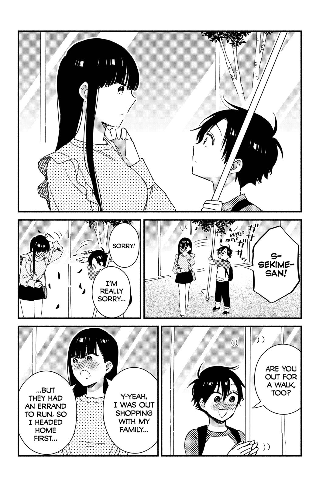 Don't Blush, Sekime-san! Chapter 17 page 4 - Chapter 17