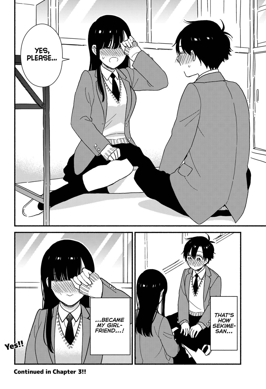 Don't Blush, Sekime-san! Chapter 2 page 16 - Chapter 2
