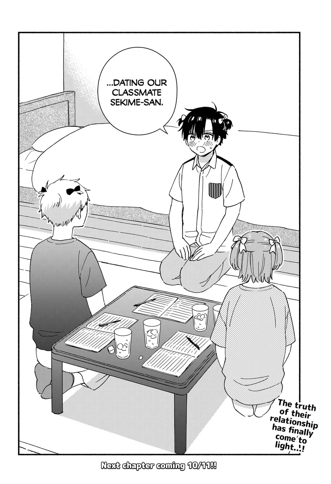 Don't Blush, Sekime-san! Chapter 28 page 12 - Chapter 28