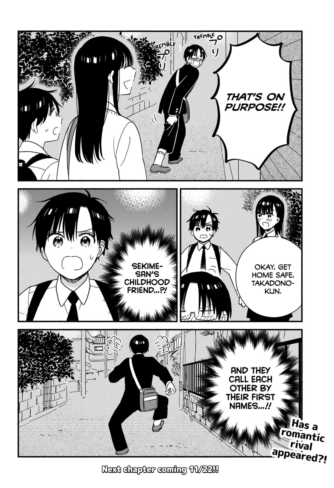 Don't Blush, Sekime-san! Chapter 31 page 12 - Chapter 31
