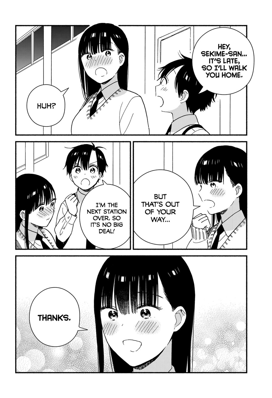 Don't Blush, Sekime-san! Chapter 31 page 6 - Chapter 31