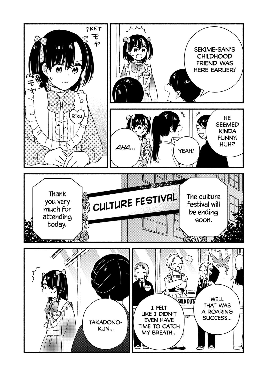 Don't Blush, Sekime-san! Chapter 33 page 9 - Chapter 33
