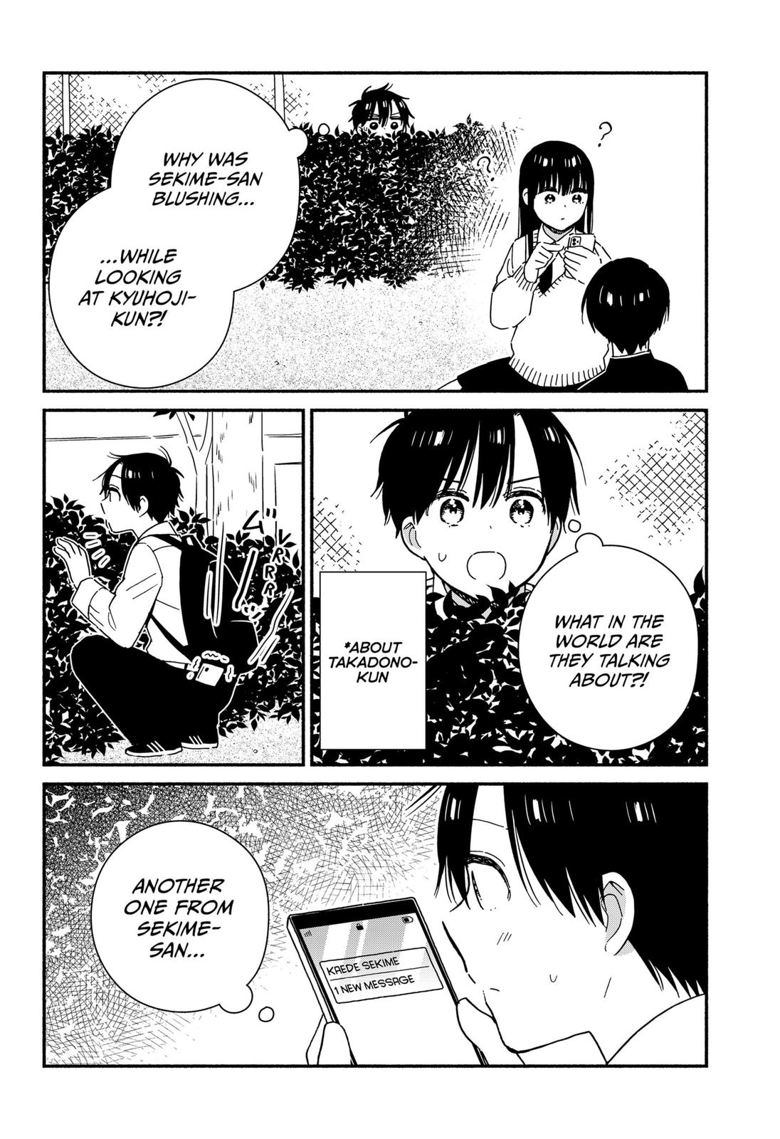 Don't Blush, Sekime-san! Chapter 34 page 12 - Chapter 34