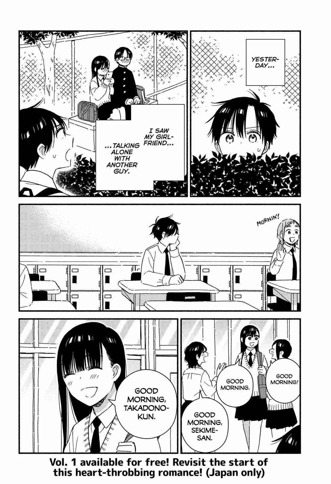 Don't Blush, Sekime-san! Chapter 35 page 2 - Chapter 35