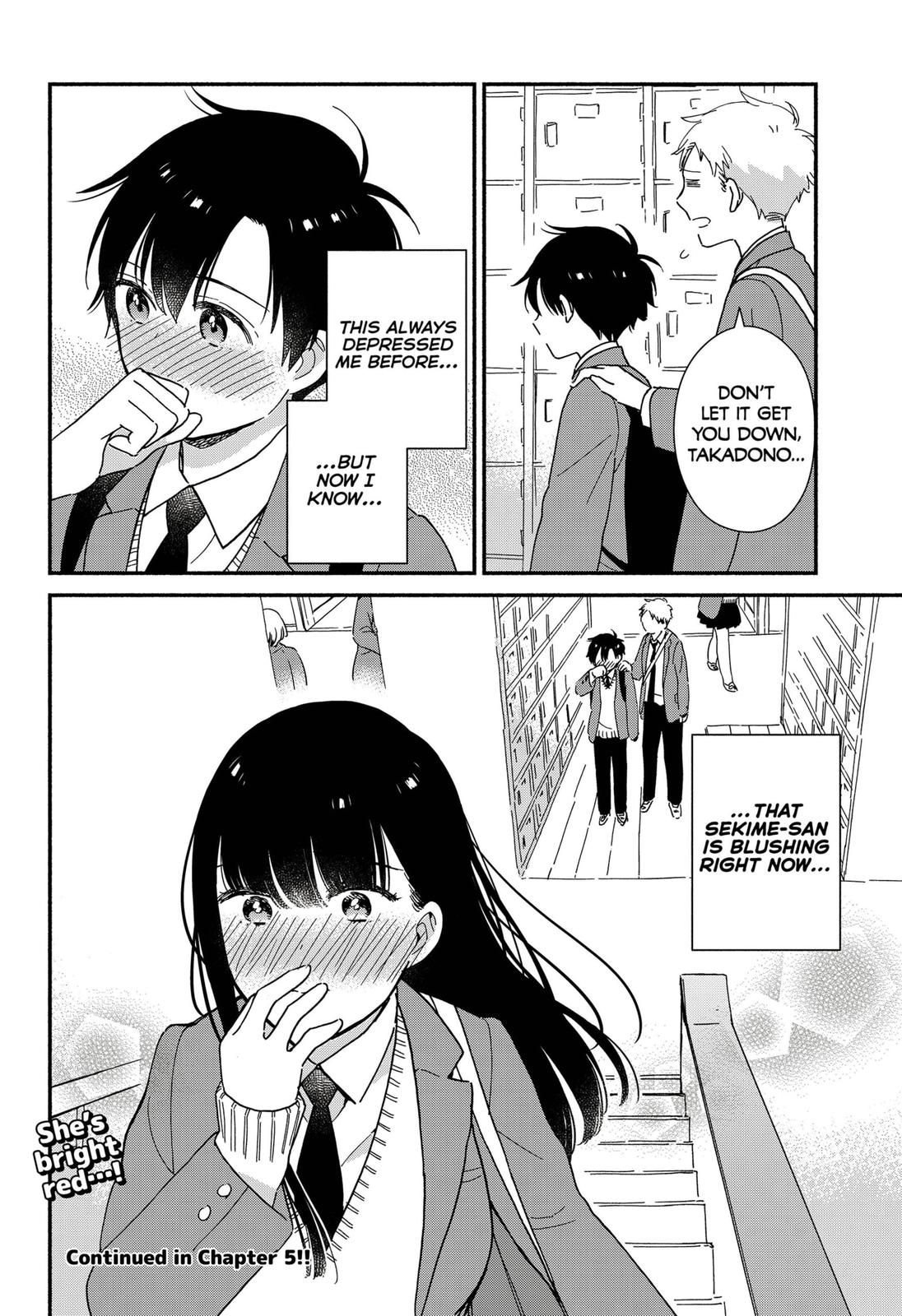 Don't Blush, Sekime-san! Chapter 4 page 10 - Chapter 4