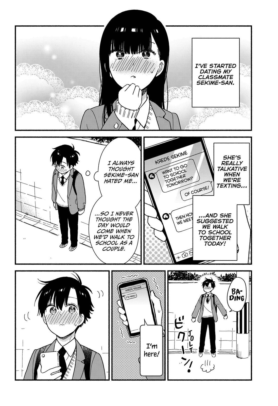 Don't Blush, Sekime-san! Chapter 4 page 2 - Chapter 4