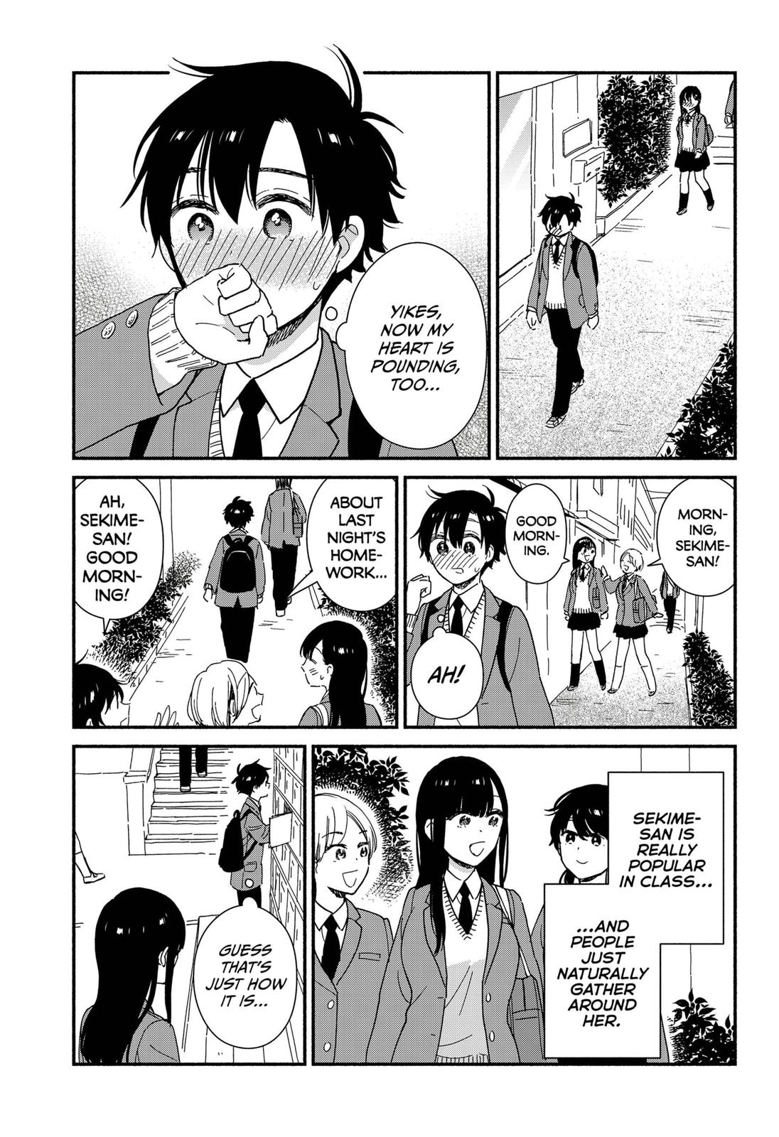 Don't Blush, Sekime-san! Chapter 4 page 7 - Chapter 4