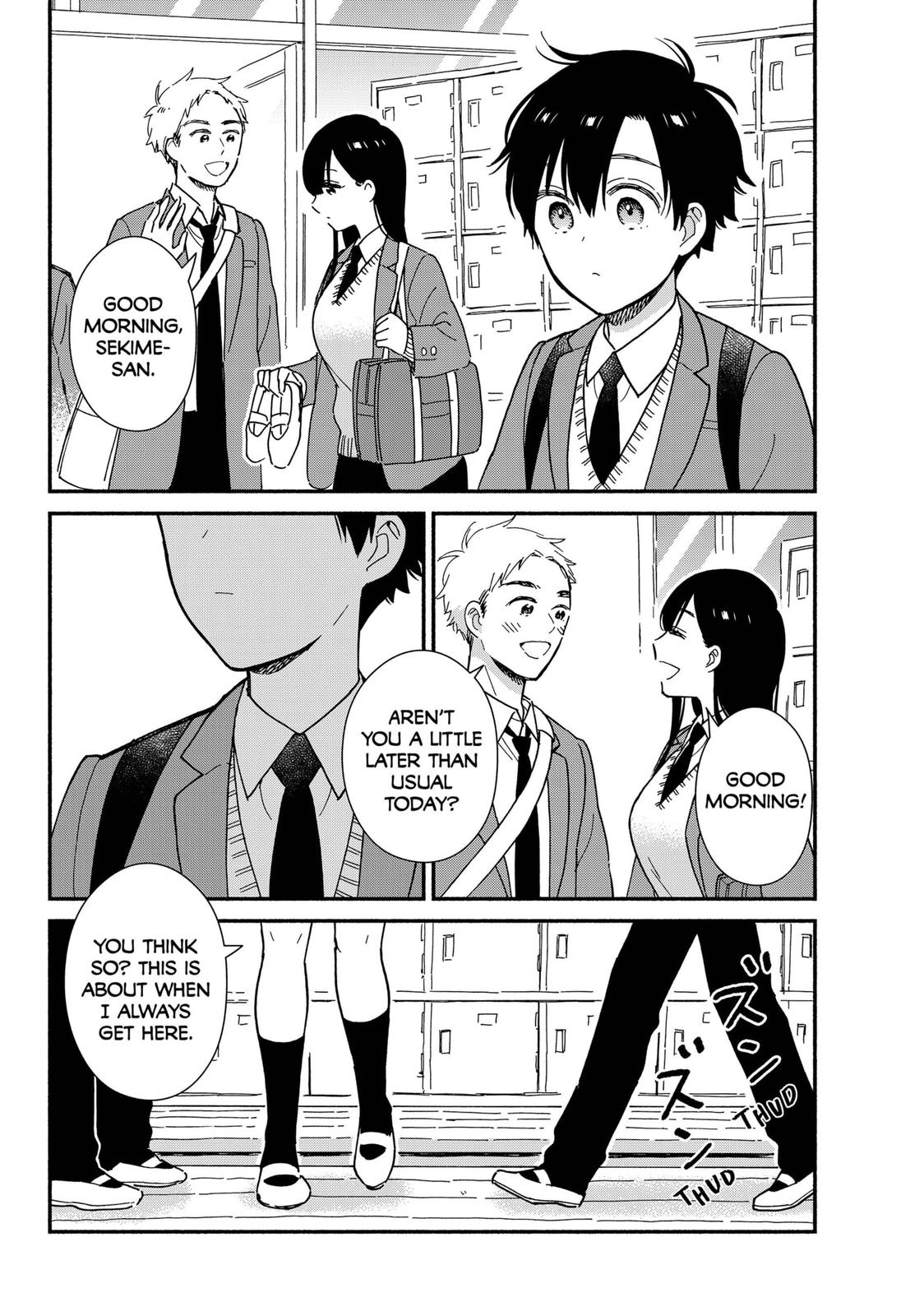 Don't Blush, Sekime-san! Chapter 4 page 8 - Chapter 4