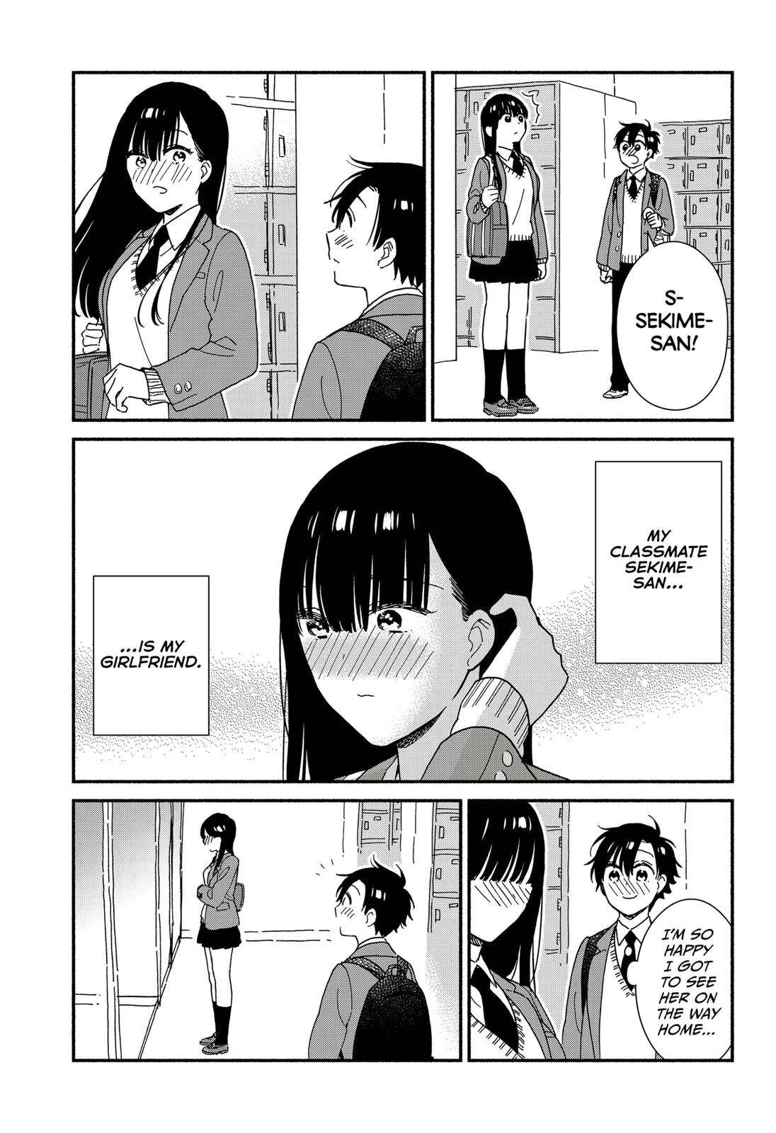Don't Blush, Sekime-san! Chapter 9 page 3 - Chapter 9