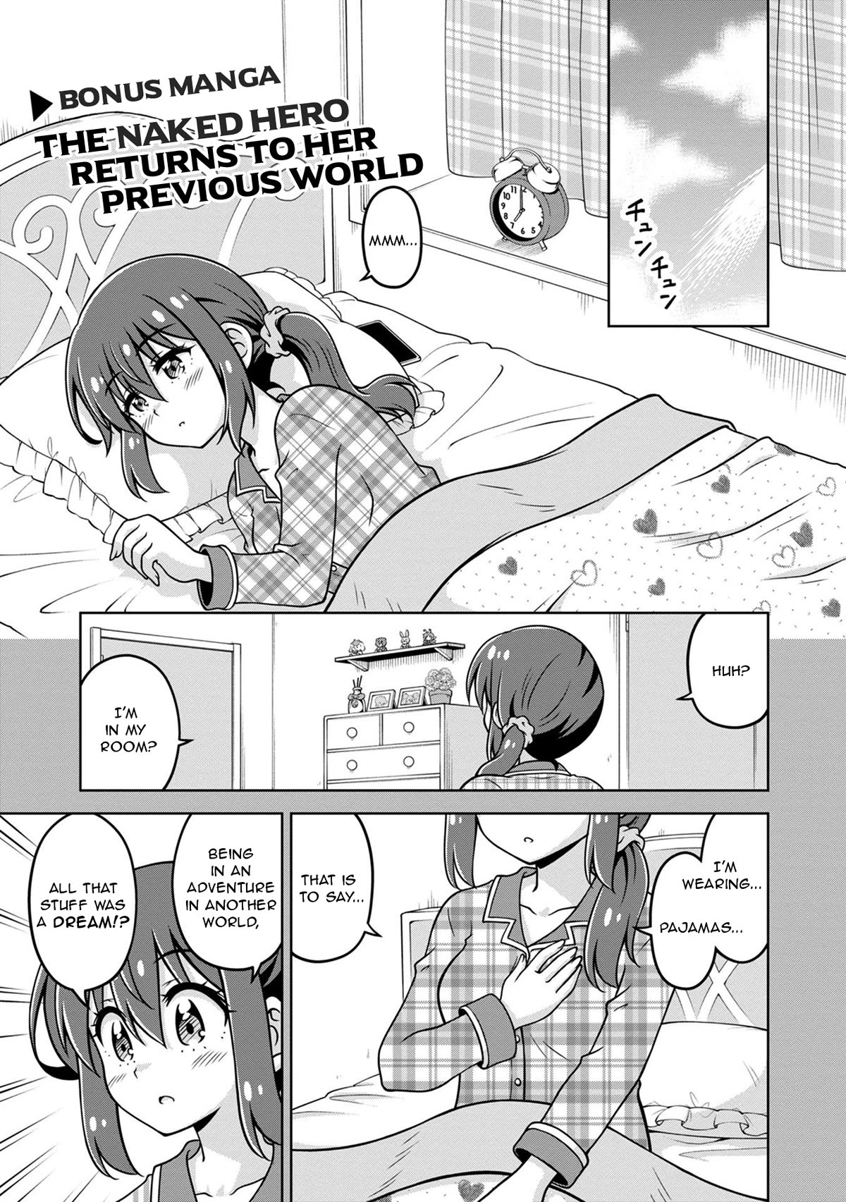Don't Call Me a Naked Hero in Another World Chapter 10.5 page 1 - Chapter 10.5: Extras