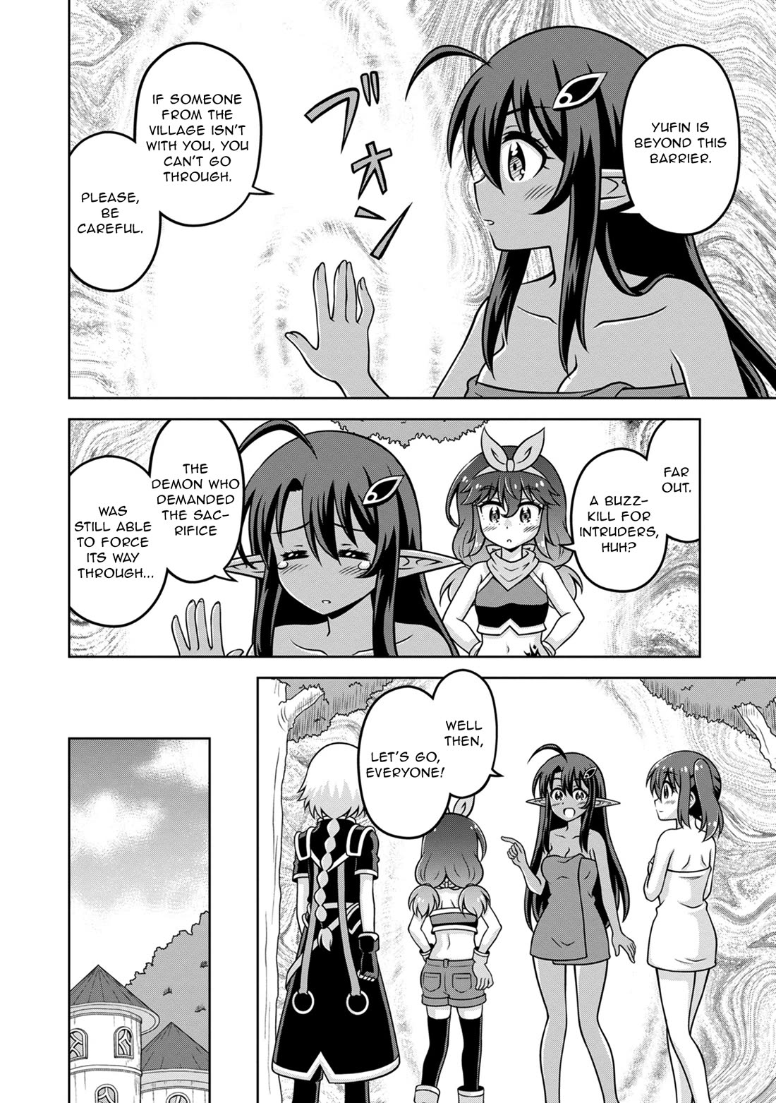 Don't Call Me a Naked Hero in Another World Chapter 14 page 2 - Chapter 14: The Naked Hero and the Dark Elf Village