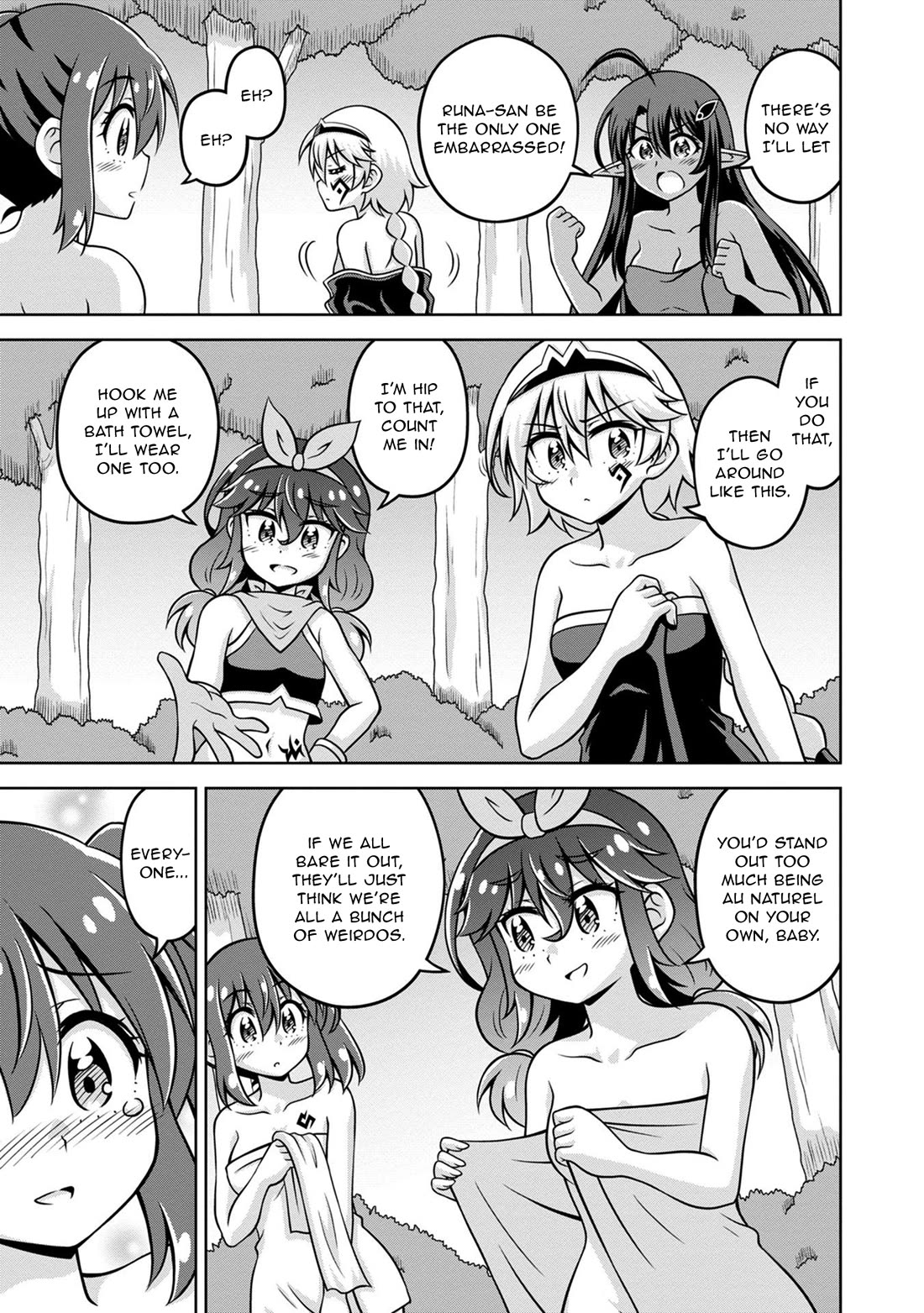 Don't Call Me a Naked Hero in Another World Chapter 14 page 7 - Chapter 14: The Naked Hero and the Dark Elf Village