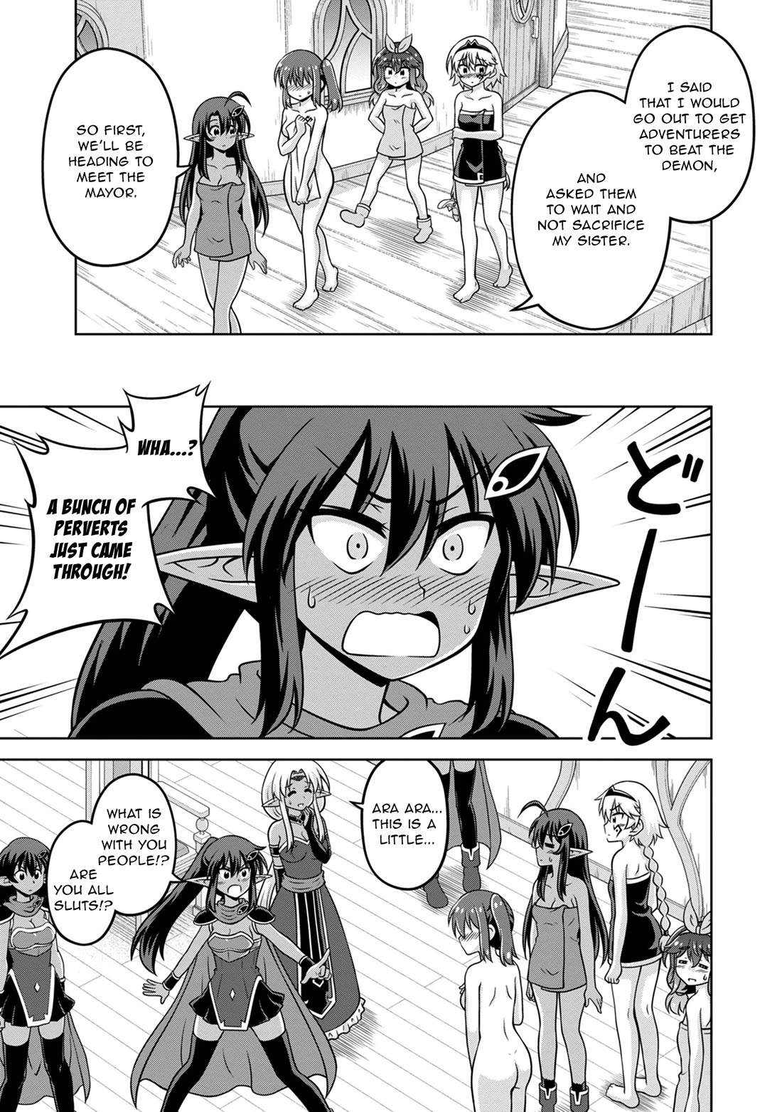 Don't Call Me a Naked Hero in Another World Chapter 14 page 9 - Chapter 14: The Naked Hero and the Dark Elf Village