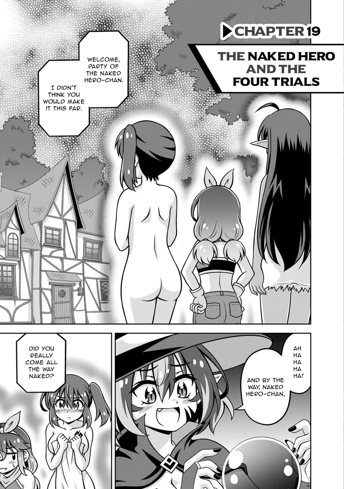 Don't Call Me a Naked Hero in Another World Chapter 19 page 1 - Chapter 19: The Naked Hero and the Four Trials