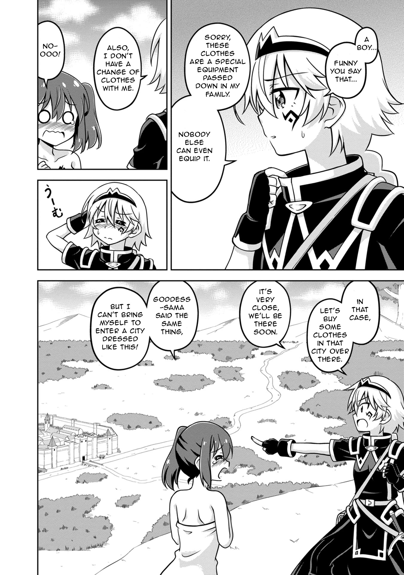 Don't Call Me a Naked Hero in Another World Chapter 2 page 14 - Chapter 2: The Naked Hero and the Black Hero