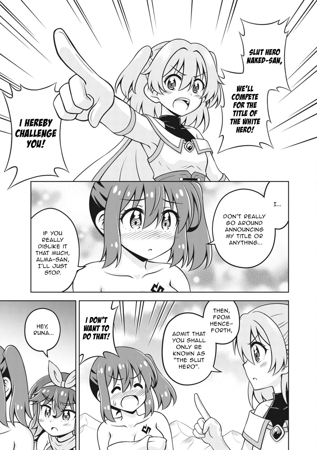Don't Call Me a Naked Hero in Another World Chapter 25 page 9 - Chapter 25: The Naked Hero and the White Hero?