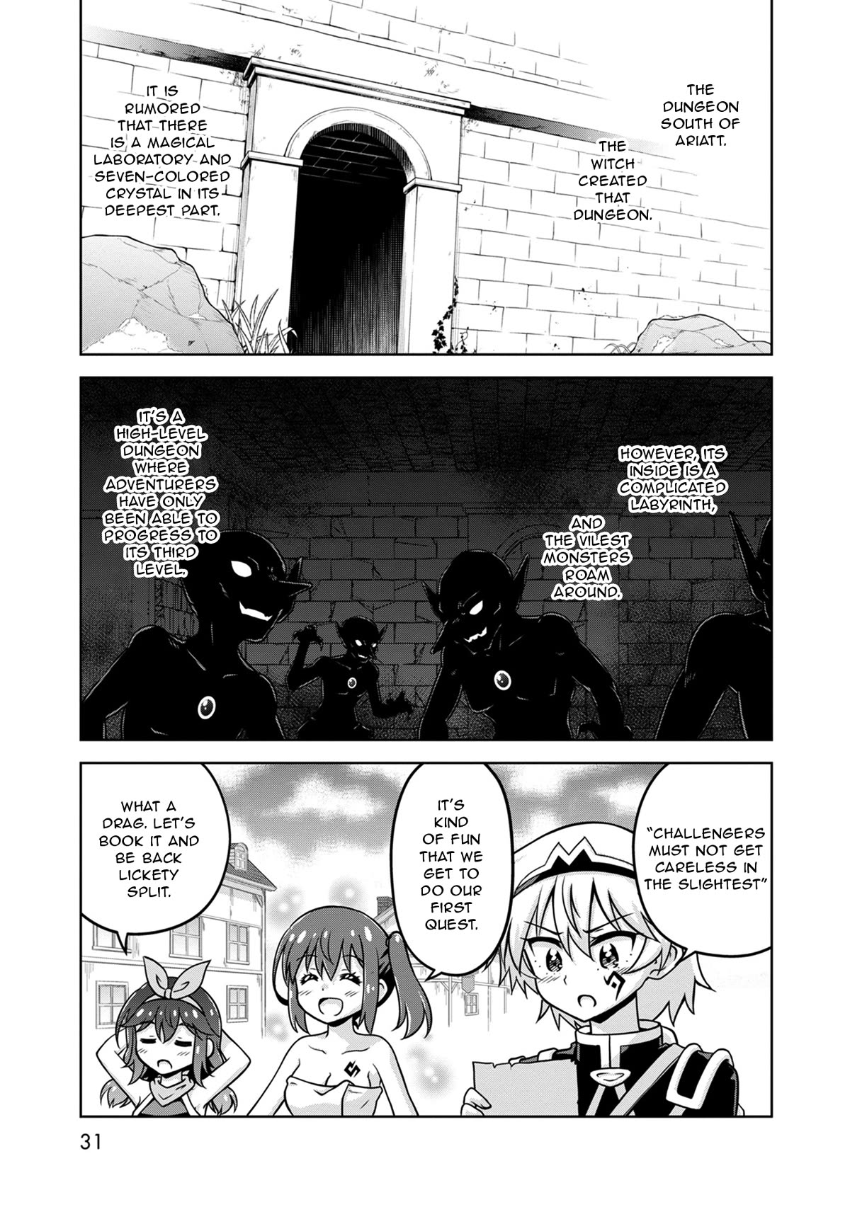 Don't Call Me a Naked Hero in Another World Chapter 6 page 1 - Chapter 6: The Naked Hero's First Quest