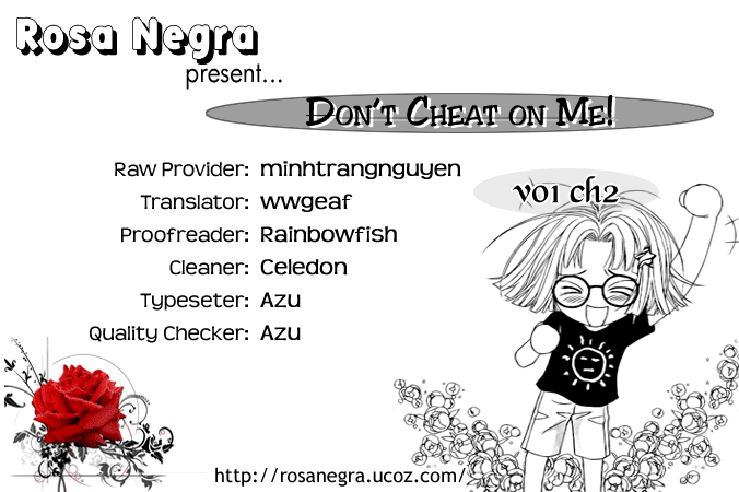 Don't Cheat on Me! Chapter 2 page 2 - Chapter 2