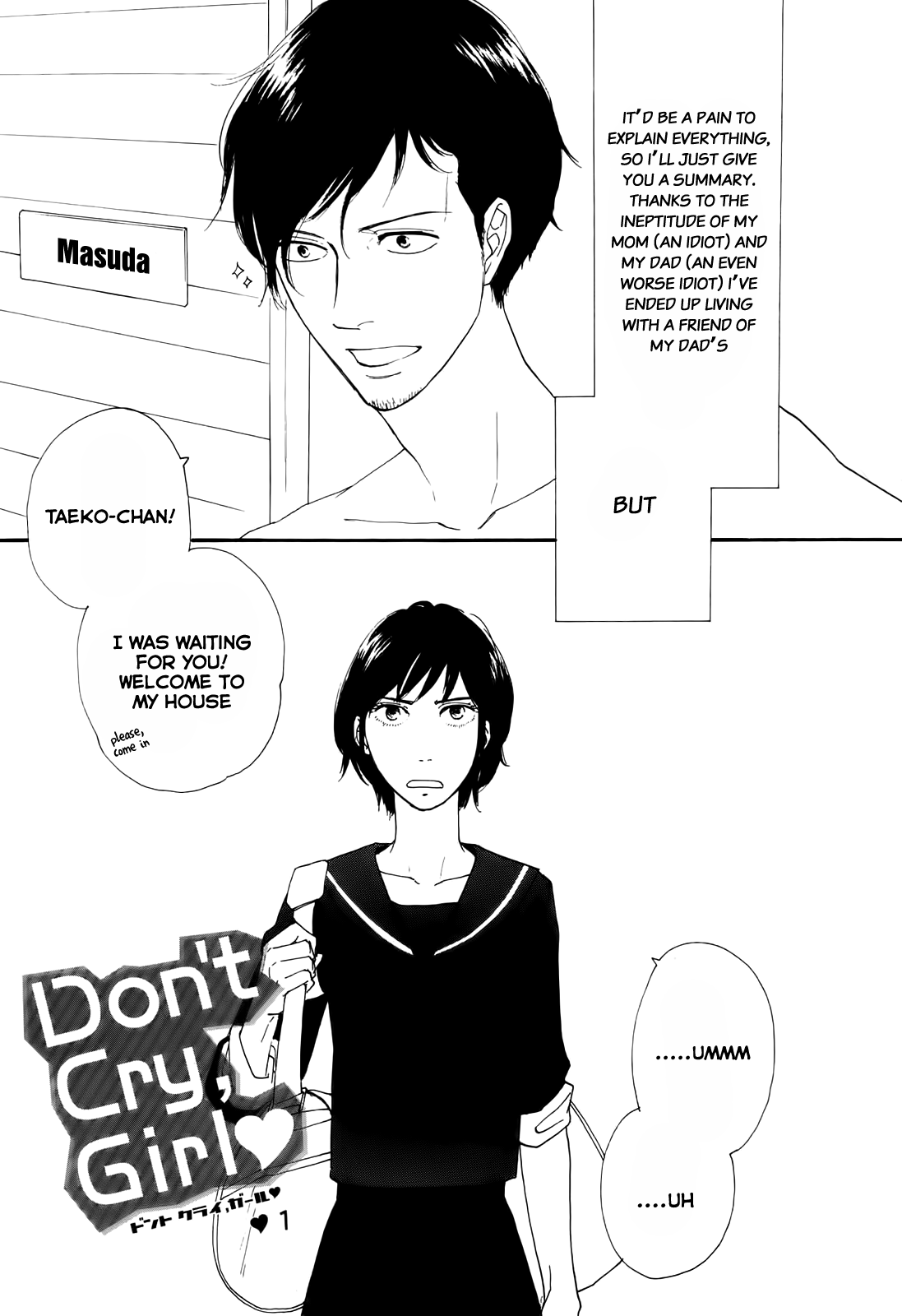 Don't Cry, Girl Chapter 1 page 2 - Chapter 1