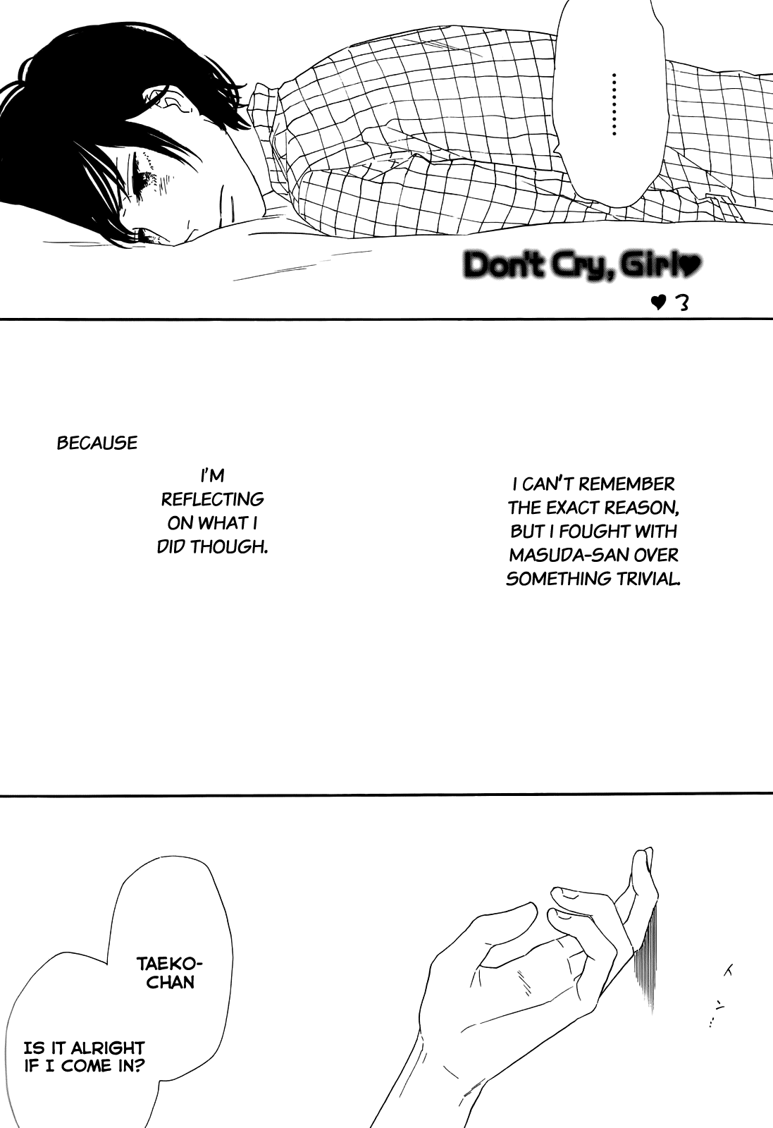 Don't Cry, Girl Chapter 3 page 1 - Chapter 3